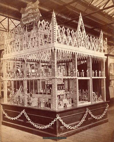Crandalls Building Blocks on display at the Centennial Exposition, 1876 by American Photographer